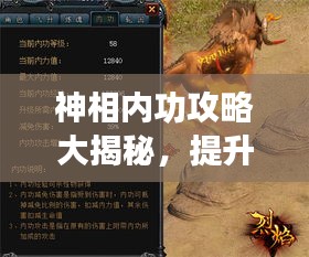神相内功攻略大揭秘，提升内功修为，轻松进阶！