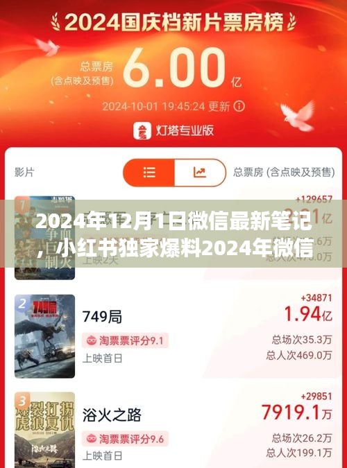 独家爆料，小红书揭秘微信全新升级功能，2024年最新笔记功能大解析