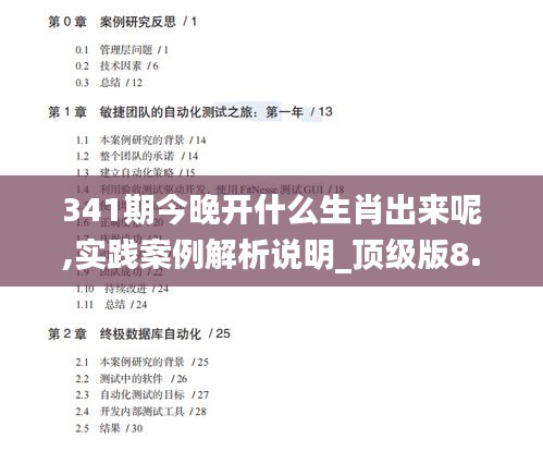 341期今晚开什么生肖出来呢,实践案例解析说明_顶级版8.959