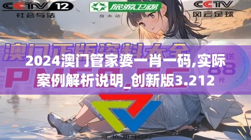 2024澳门管家婆一肖一码,实际案例解析说明_创新版3.212