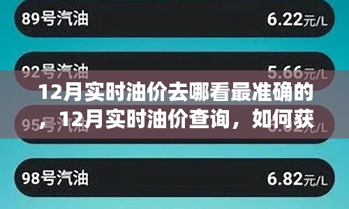 12月实时油价查询攻略，获取最准确油价信息的途径