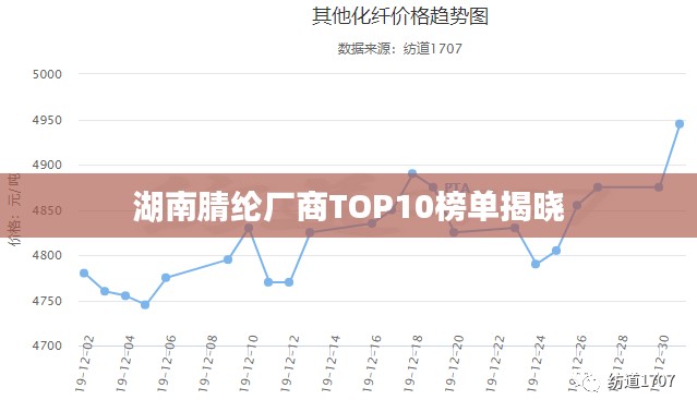 湖南腈纶厂商TOP10榜单揭晓