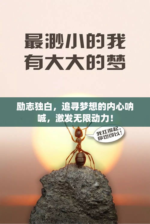 励志独白，追寻梦想的内心呐喊，激发无限动力！