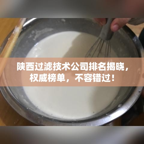 陕西过滤技术公司排名揭晓，权威榜单，不容错过！
