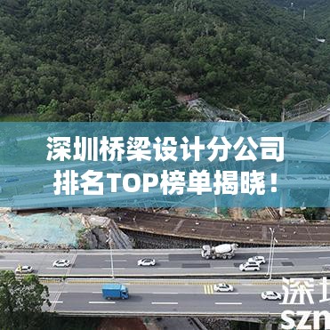 深圳桥梁设计分公司排名TOP榜单揭晓！