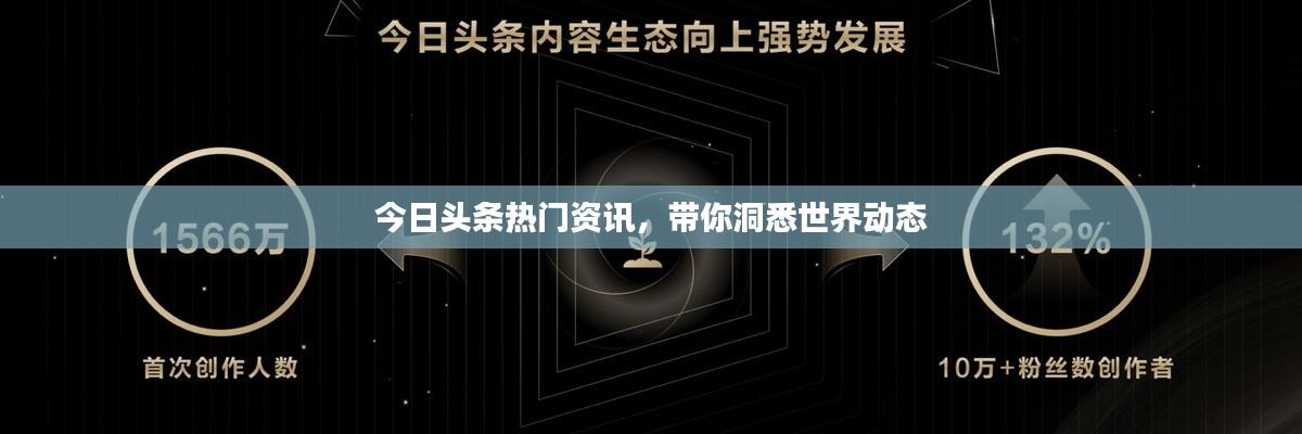 今日头条热门资讯，带你洞悉世界动态