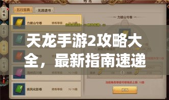天龙手游2攻略大全，最新指南速递！
